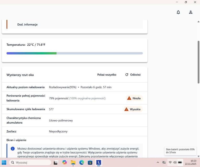 Lenovo ThinkPad L580  Intel 8gen. 256GB Nvme,8Gb ddr4 Win11 ład. Usb-C