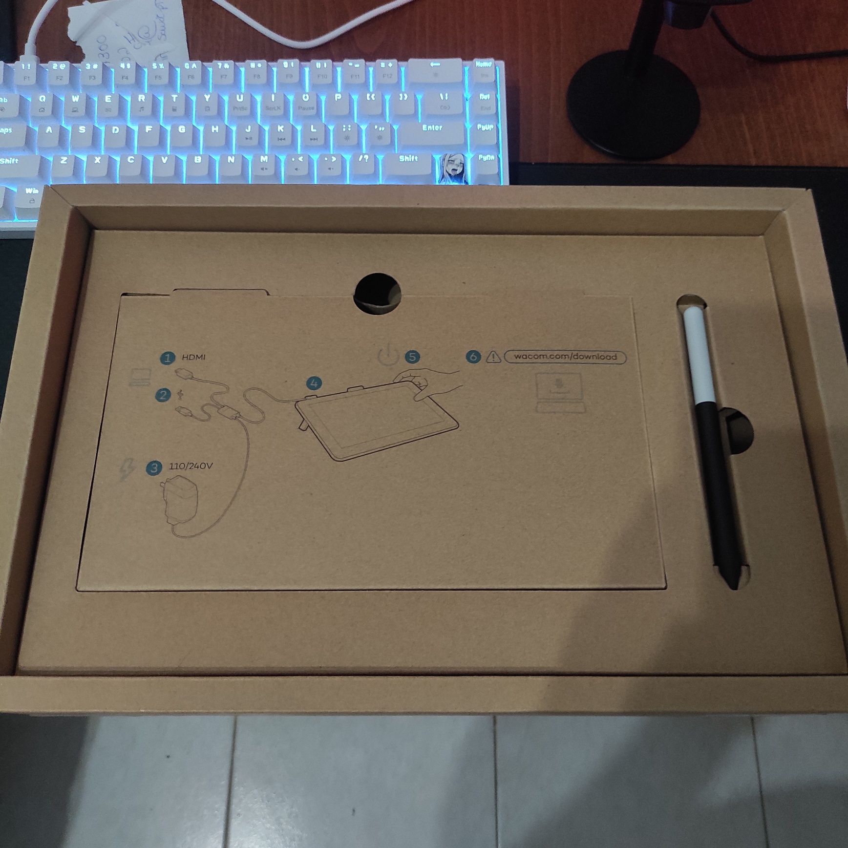 Wacom One ecrã desenho para PC