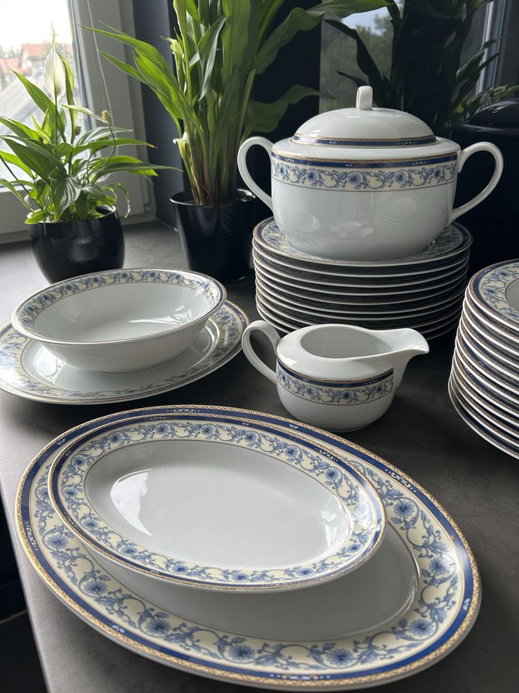 Zestaw obiadowy fabryka porcelany książ