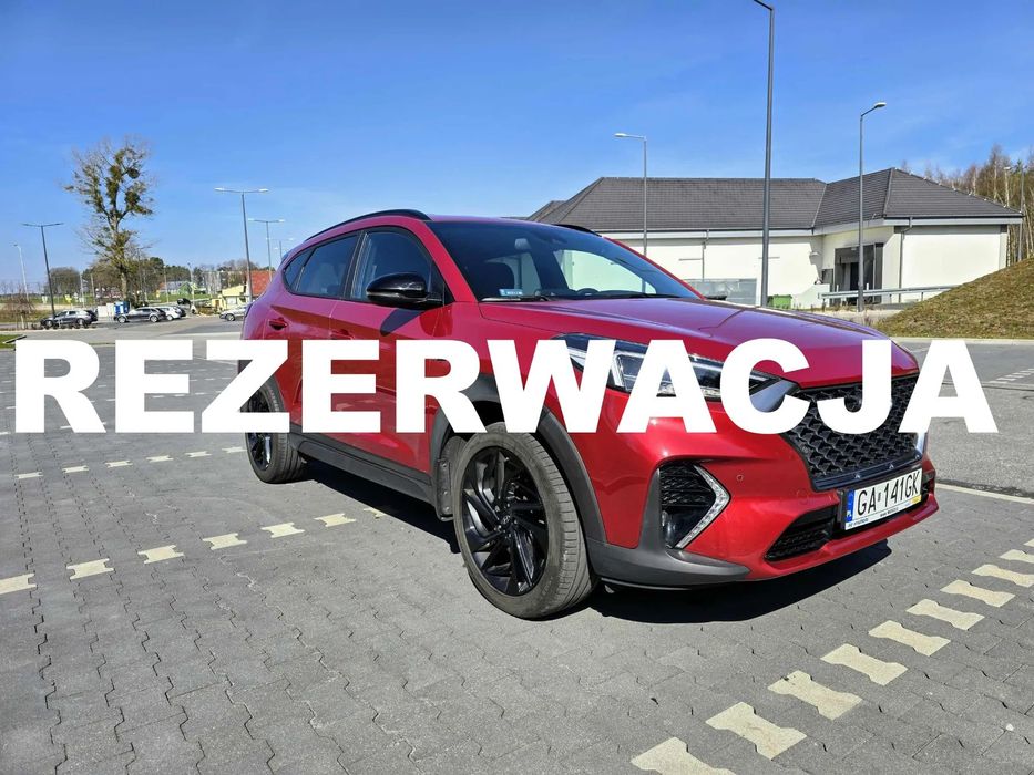 Hyundai Tucson III gen N-Line, bezwypadkowy, ASO, bogate wyposażenie + bagażnik dach.