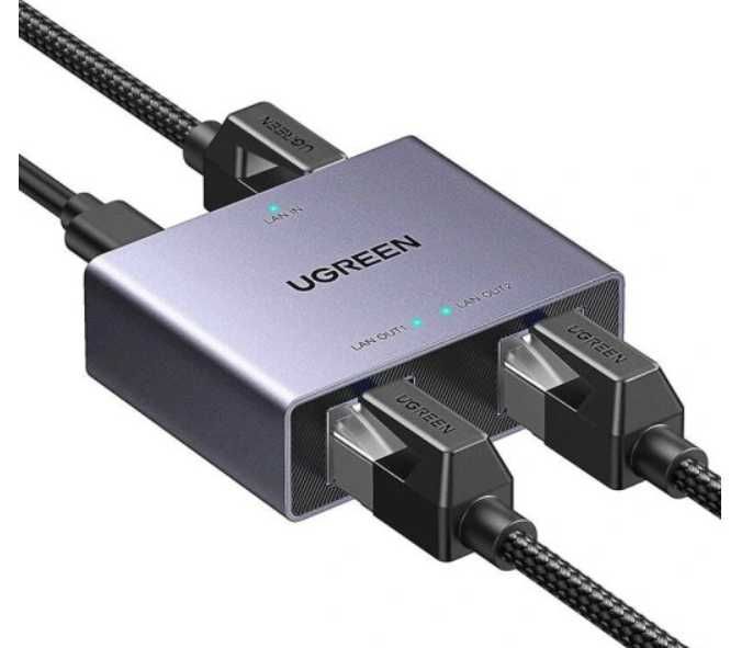 Adapter rozgałęźnik Ethernet Ugreen NW301 (1x2) Splitter
