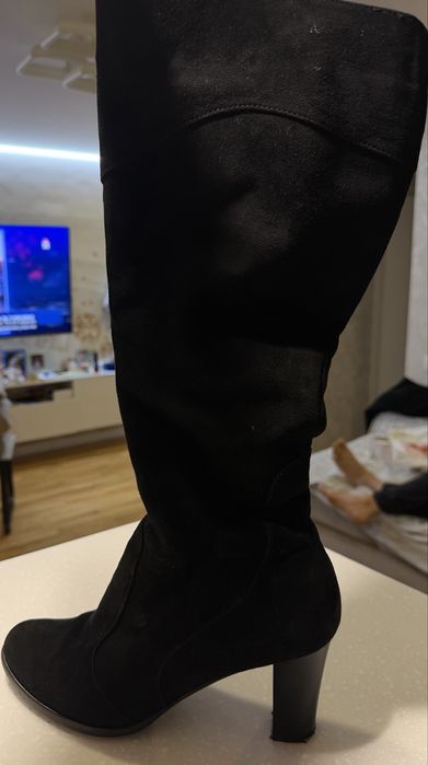 Сапожки на підборах 8 см дуже зручні