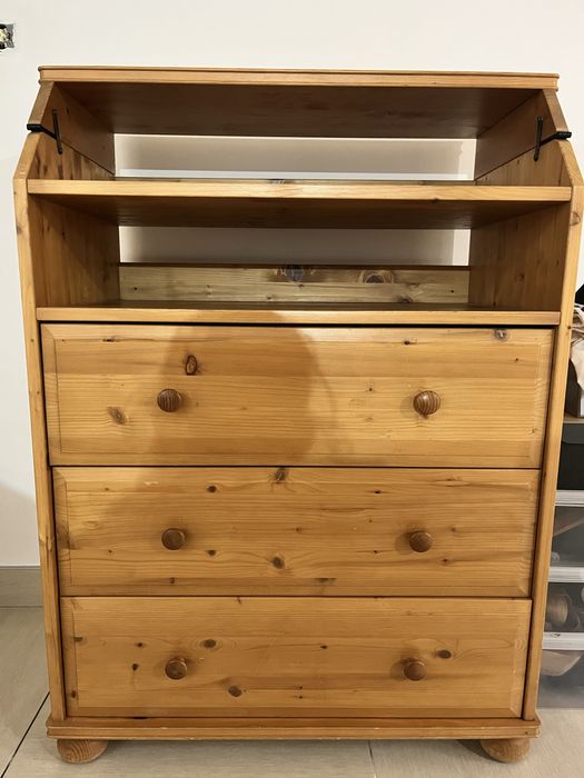 Komoda sosnowa Ikea przebieralnik dla niemowlat