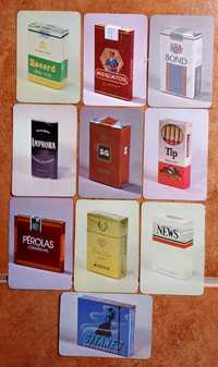 10 calendarios de bolso marcas de Tabaco