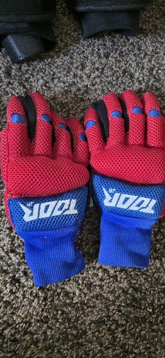 Hóquei luvas joelheiras caneleiras