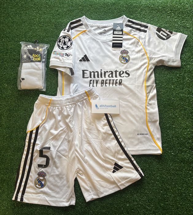 Kit criança Real Madrid 25/26 | Bellingham 5