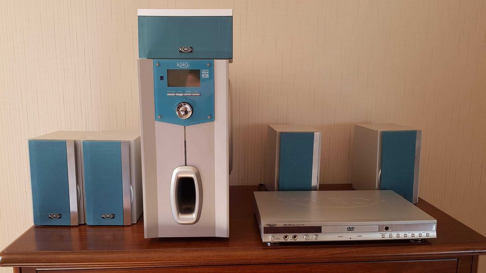 Продам колонки домашній кінотеатр (5.1 канальний звук) Xoro з DVD