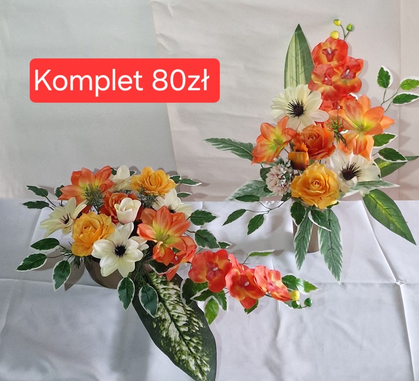Stroiki oraz komplety na groby
