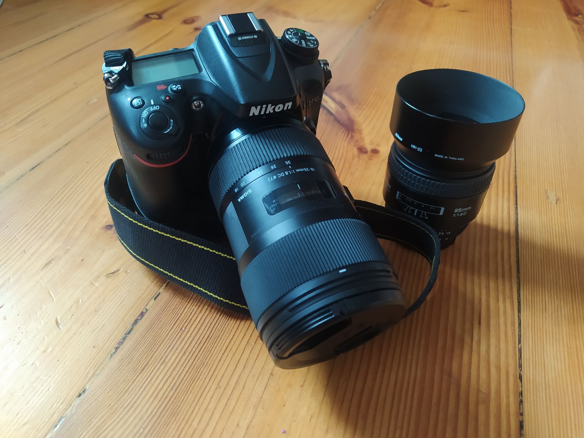 Nikon d7100 + dwa obiektywy