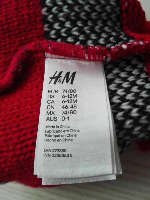 Czapka H&M 6-12mc