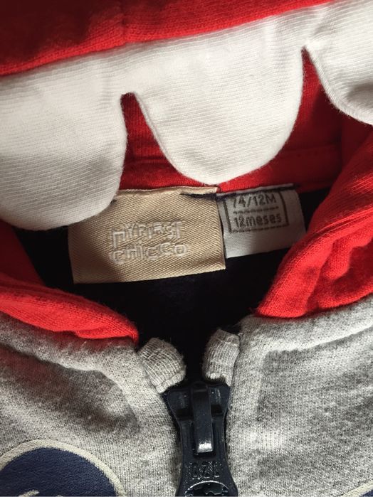 Casaco Chicco cardado no interior