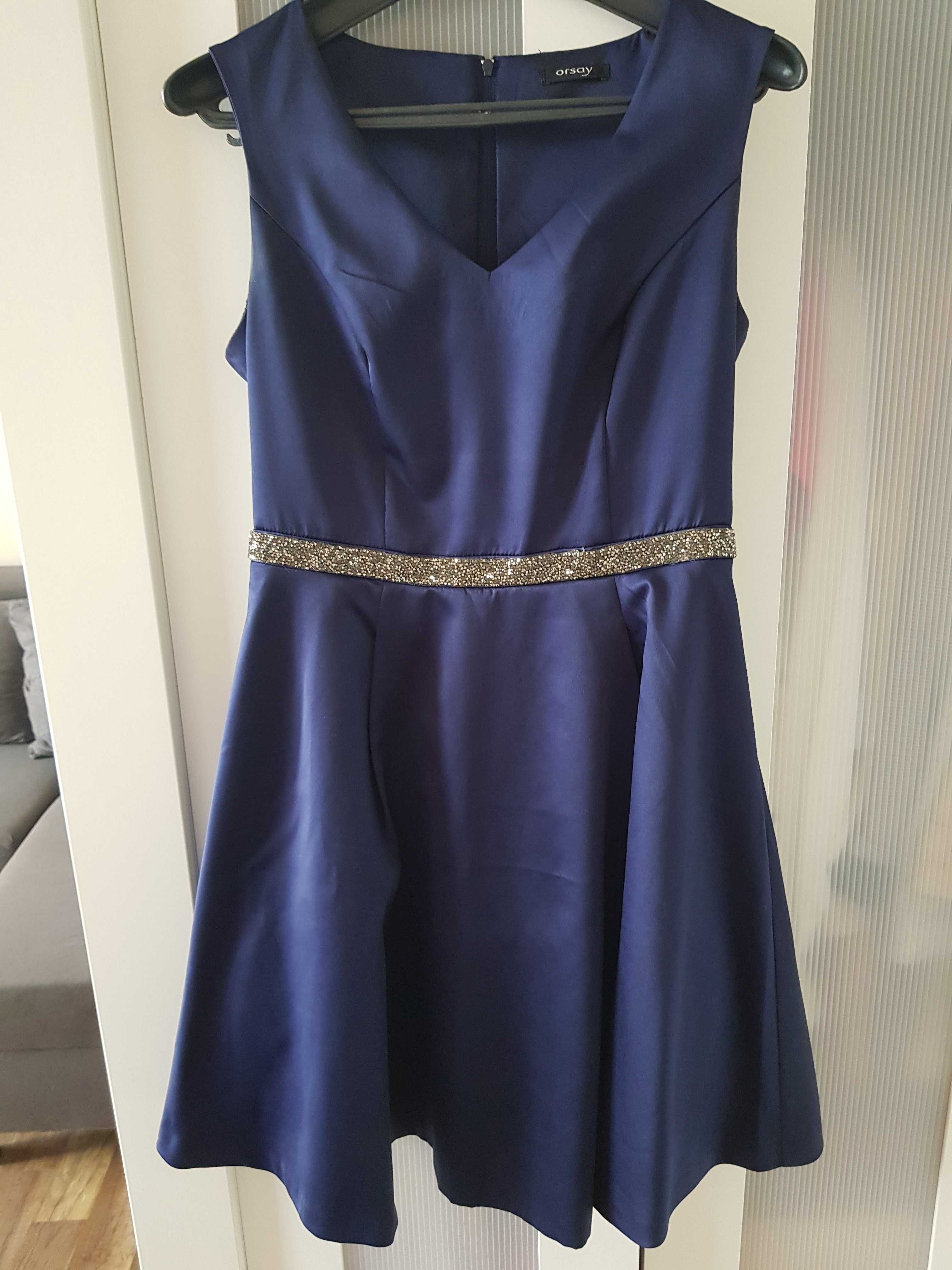 Granatowa sukienka Orsay 38r