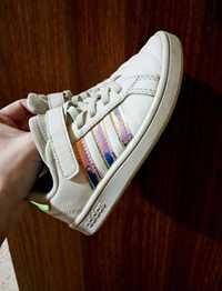 Nike Adidas найк фирменные кожаные кроссовки кросівки белые білі