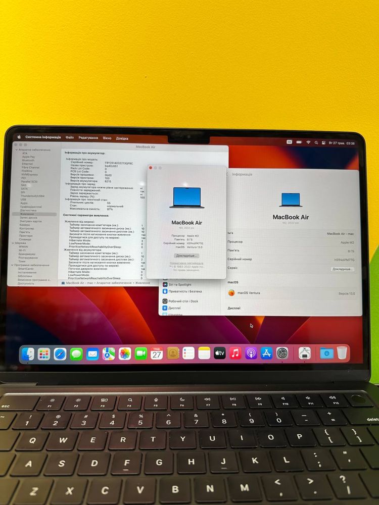 Apple MacBook Air 13,6" M2 Midnight 2022 б/в
