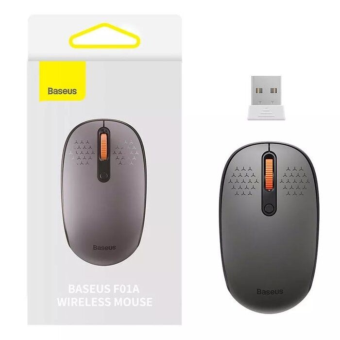 Миша Baseus F01A Wireless Frosted Gray