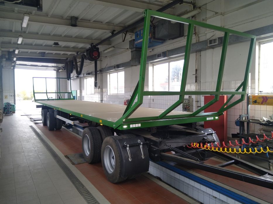 Przyczepa 4 osiowa platforma do bel 3 osiowa