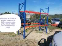 Racks, parteleiras industriais, picking marca ramada