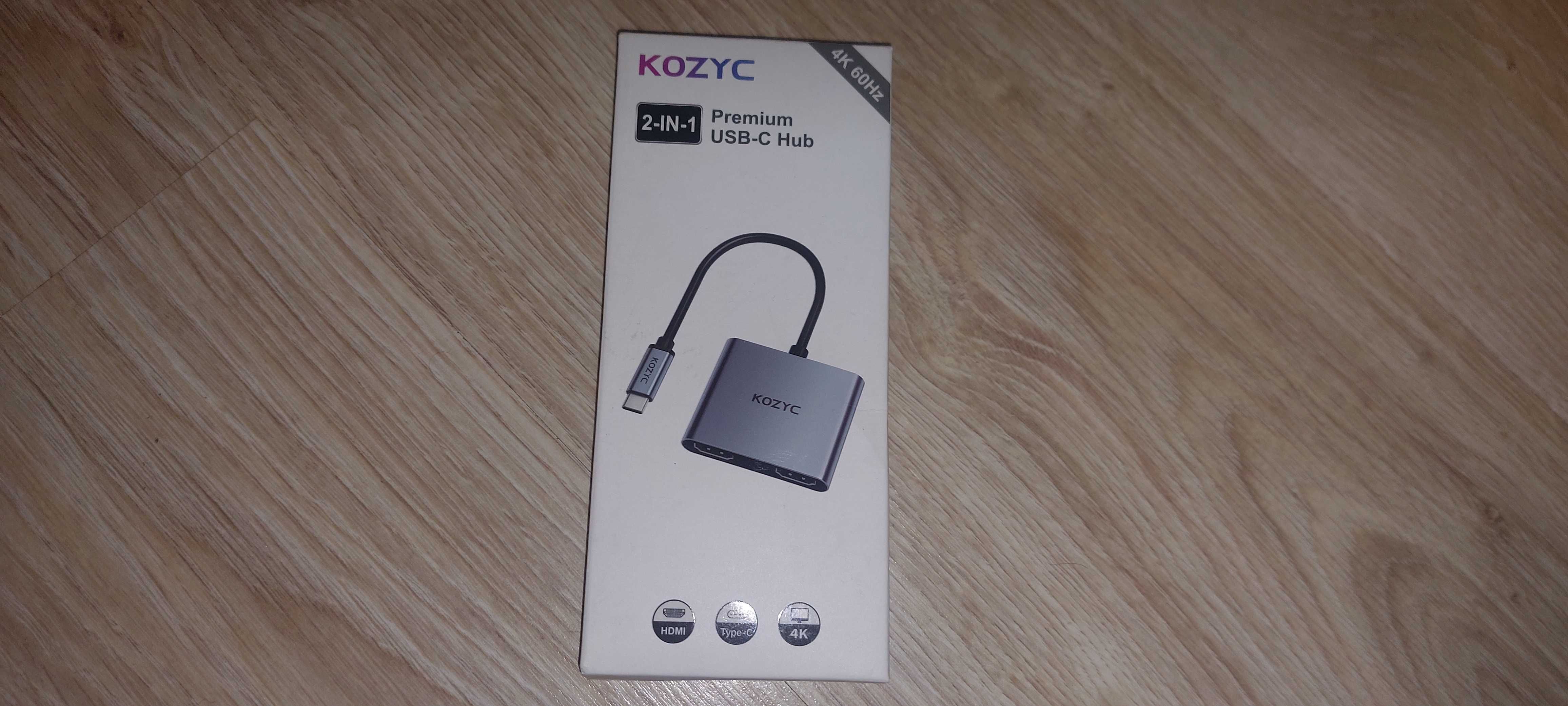 Adapter Podwójny HDMI na USB-C Kozyc