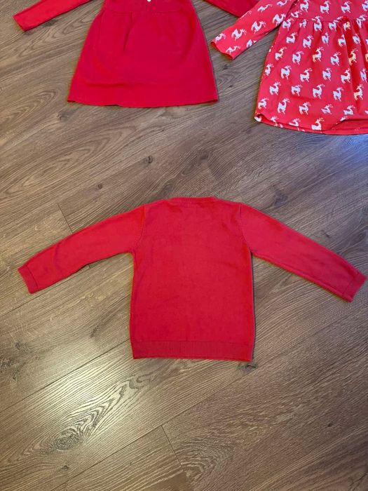 Новорічний светр на дівчинку, р. 92-104