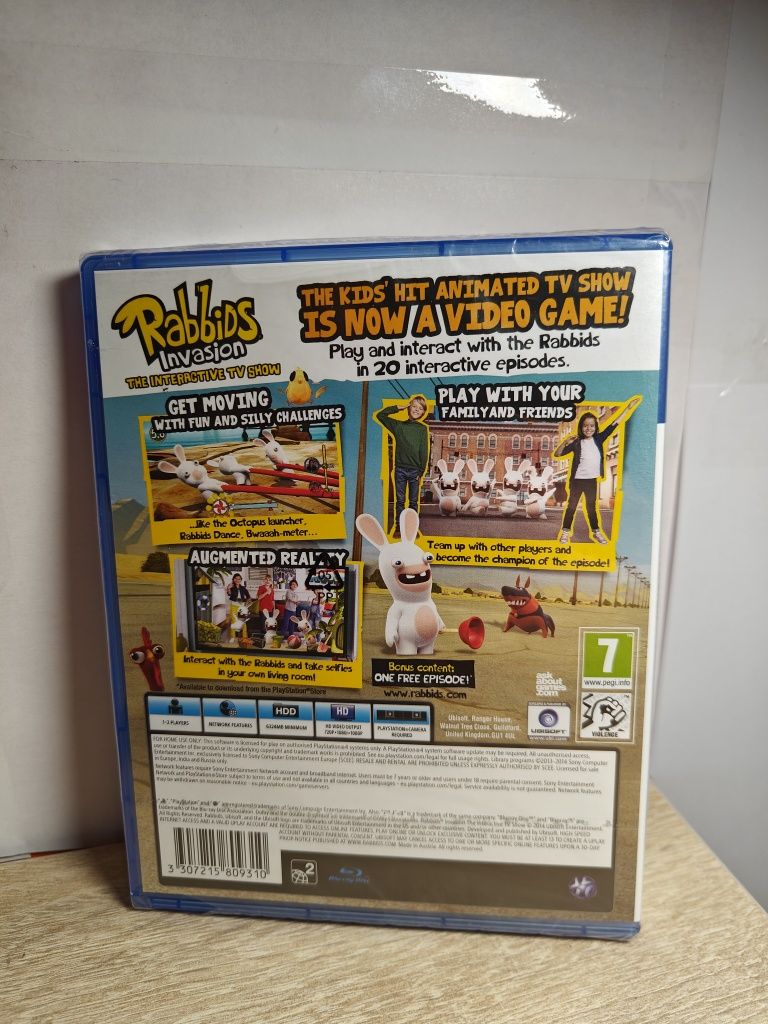 PS4 Rabbids Invasion The Interactive TV Show PL NOWA