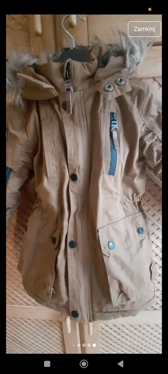 Reserved kurtka zimowa chłopięca parka 110