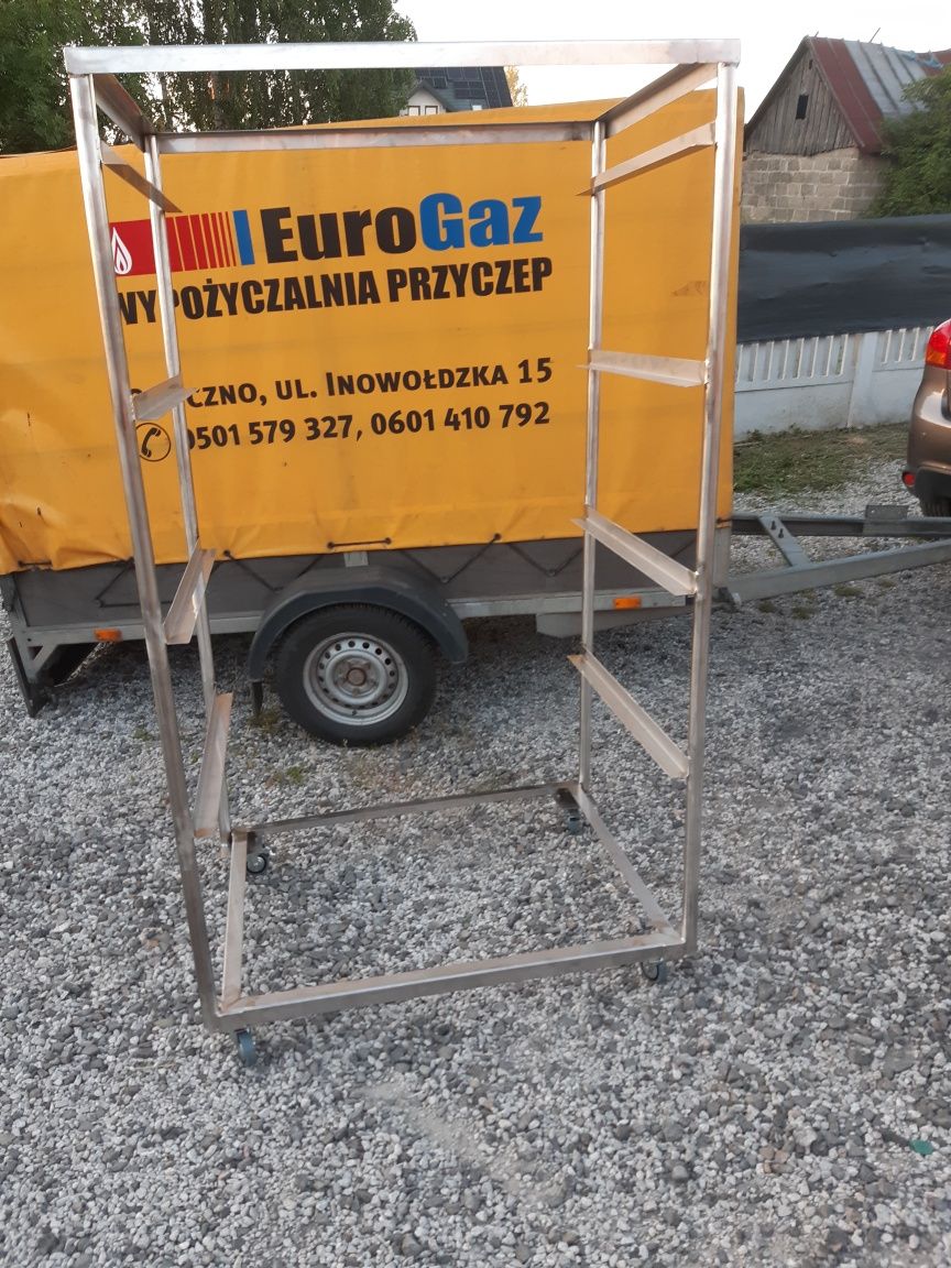 Wózek wędzarniczy,regał nierdzewny