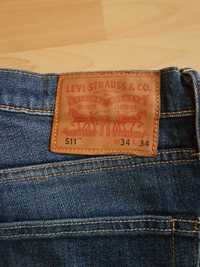 Levis 511 Slim W34 L34 spodnie jeansy męskie 34/34 Levis Strauss