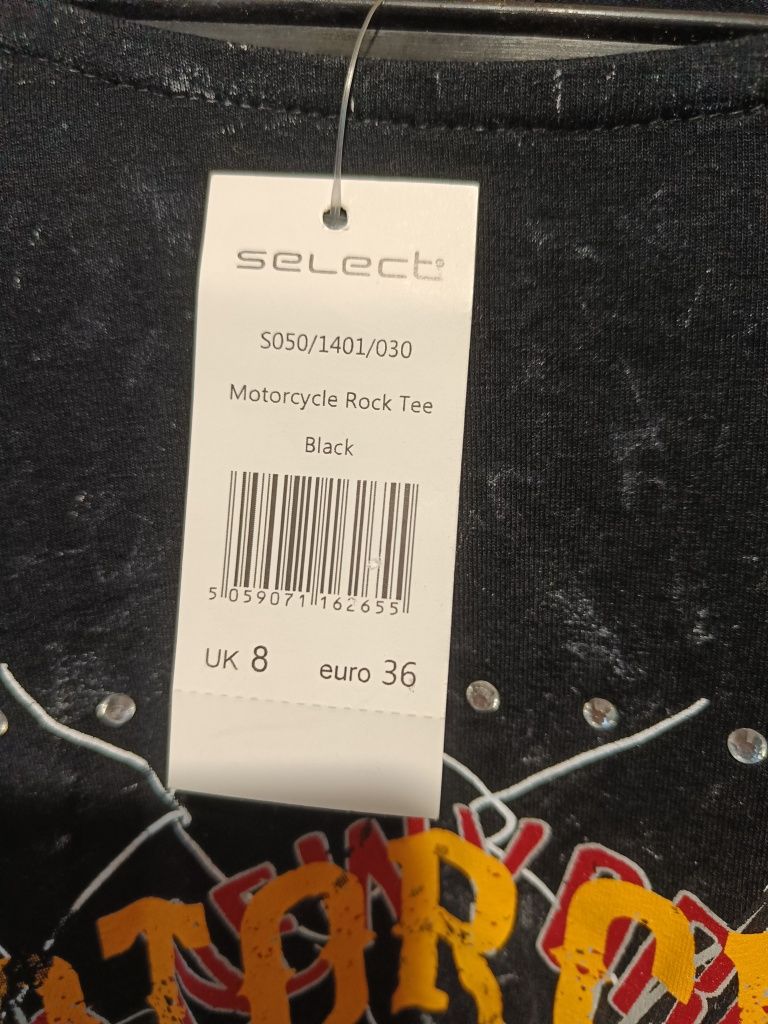 Bluzka t-shirt damska select 36 rock grunge