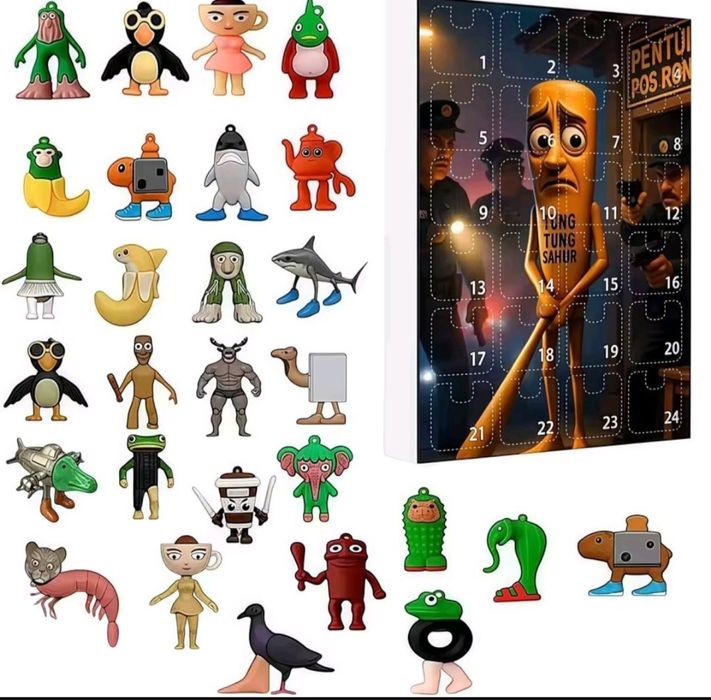 Адвент календар італійські меми брейнрот стіч