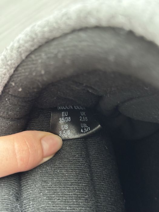 Мунбуты Moon Boot MB Icon Low grey снегоходы (NEW IN BOX)