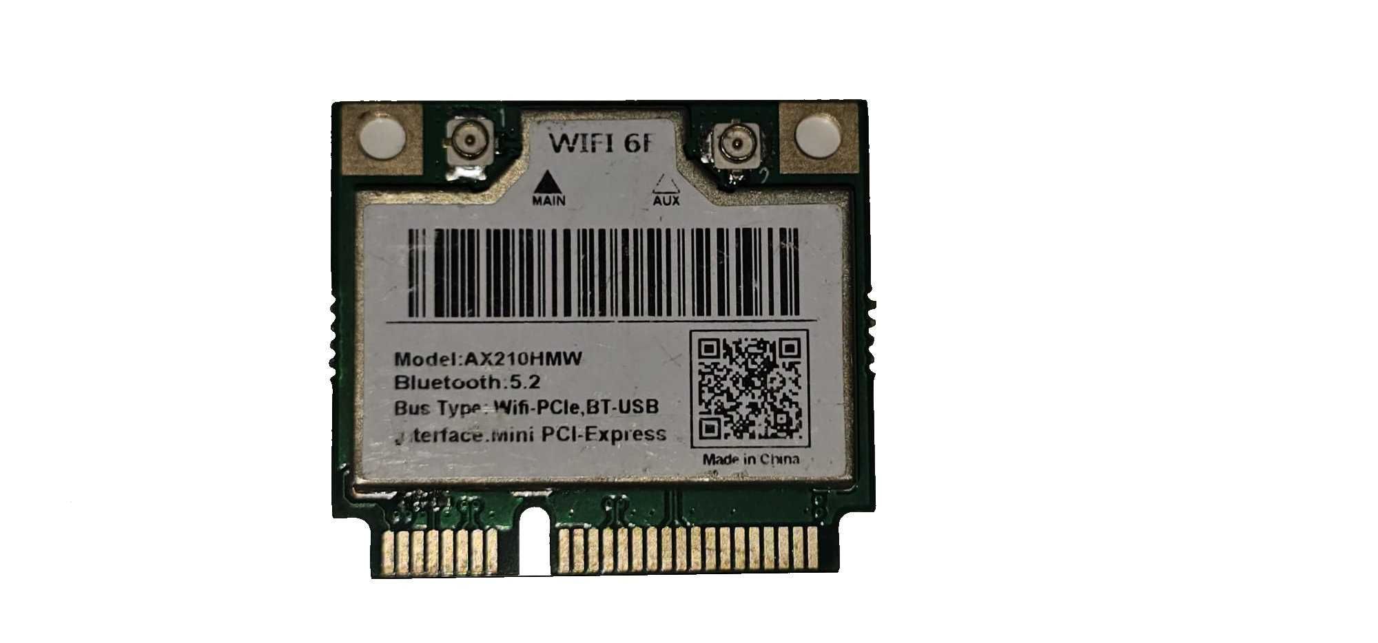 Placa WIFI PCIe Bluetooth 5.2 AX210HMW - Retirada de um Dell Lat E6440