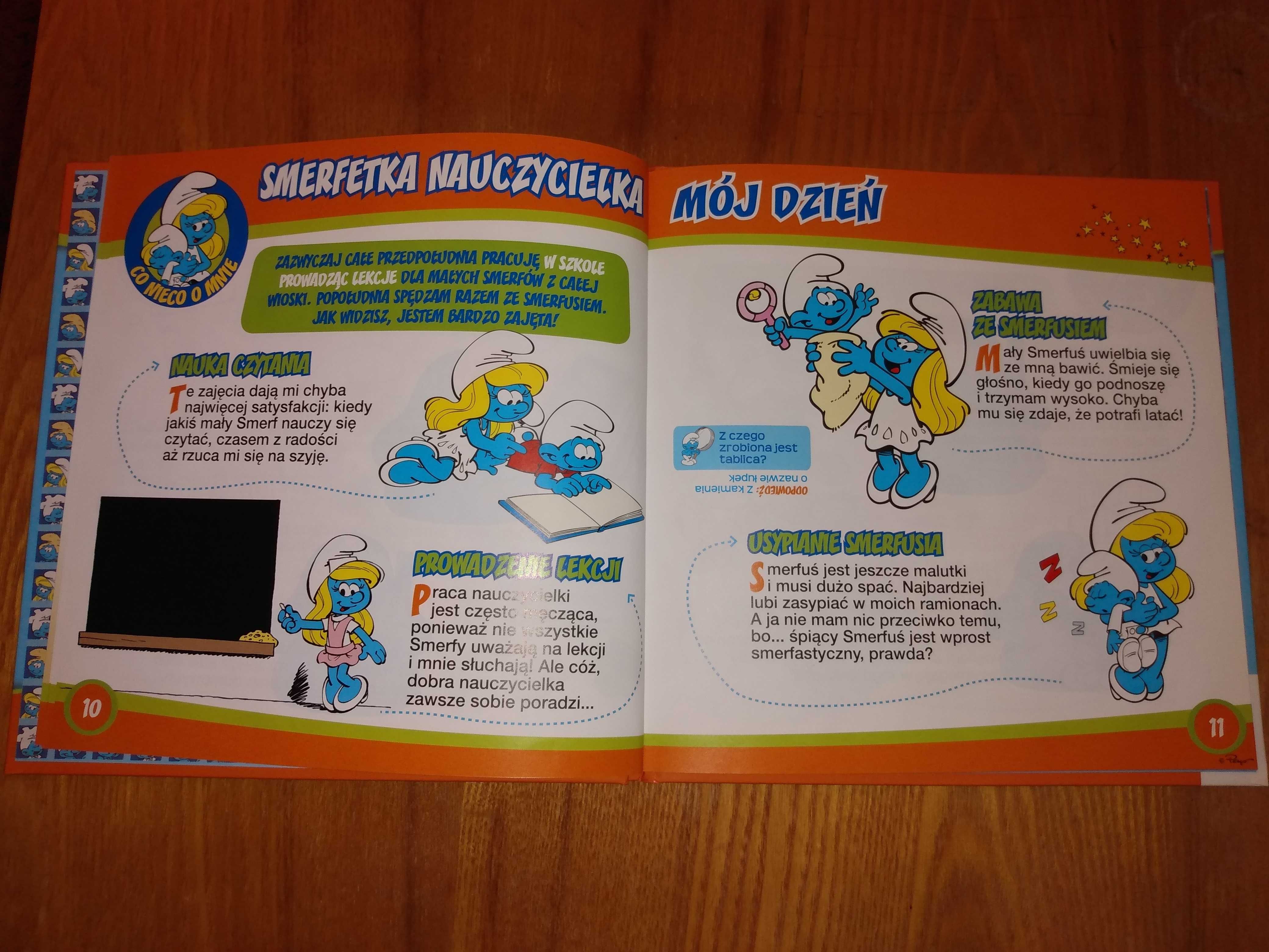 Smerfy - książka - poznajemy zawody świata! Nauczycielka