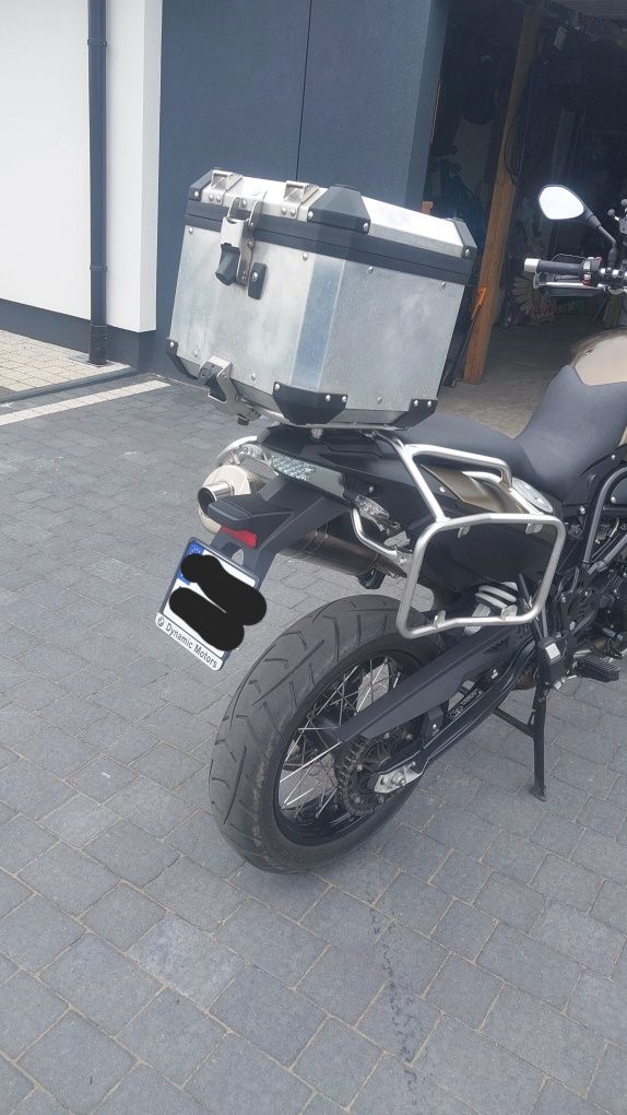 Kufer centralny bmw r1200 f800 gs oryginał kompletny ze stelażem