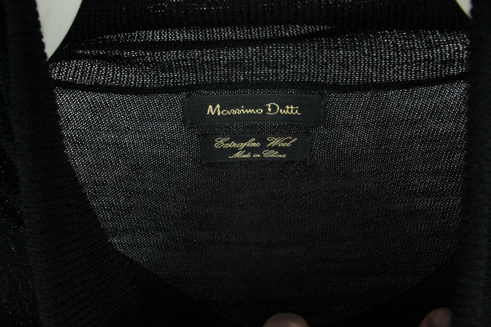 Ультралегкий вовняний светр гольф Massimo Dutti Оригінал Розмір ХХЛ