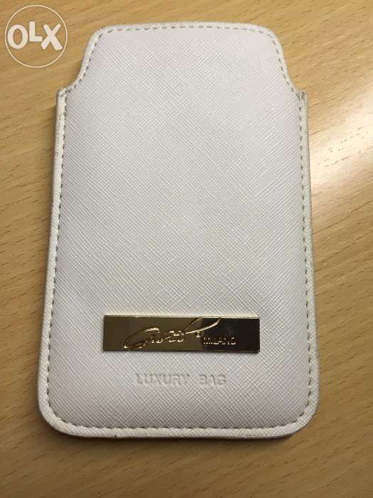 Bolsa para telemóvel Milano branca Luxury bar