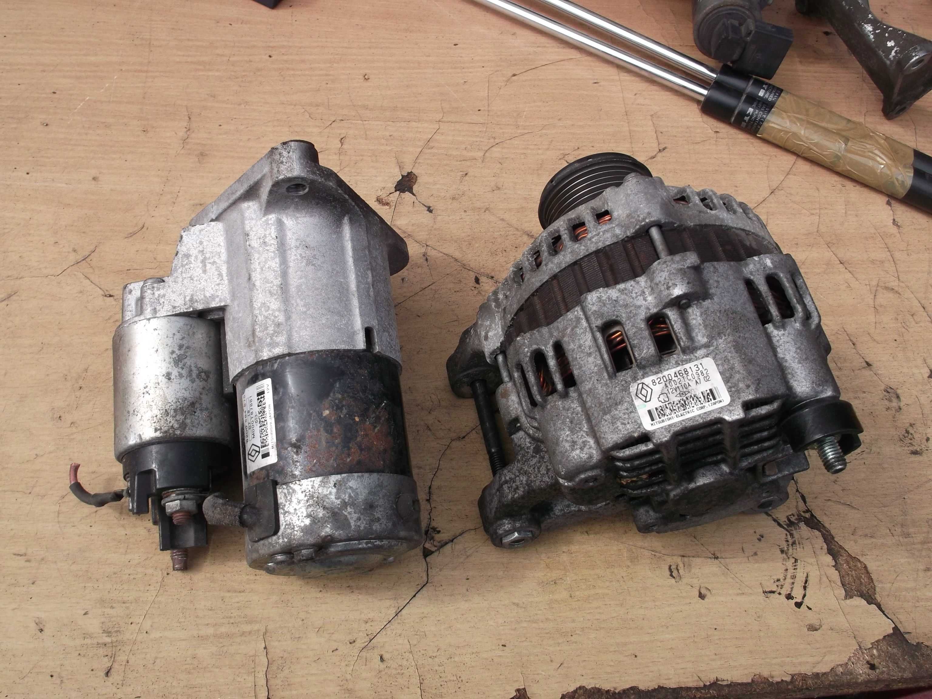 alternator rozrusznik kango kubistar  1,5 cdi 07 rok