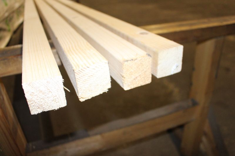 Kantówka strugana 45x45mm. Mikołów. Śląskie.