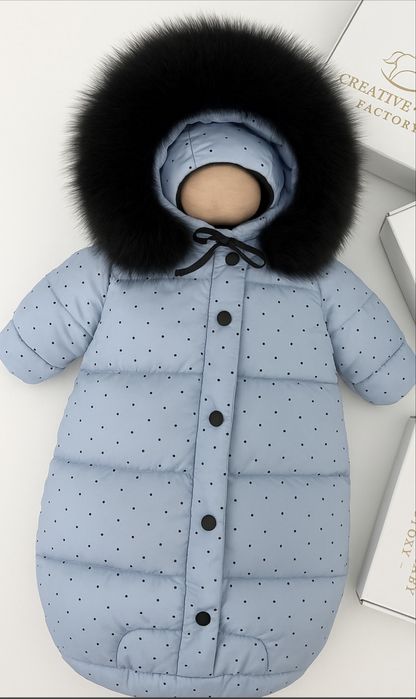 Зимовий комбінезон коверт 0-6 creative baby factory