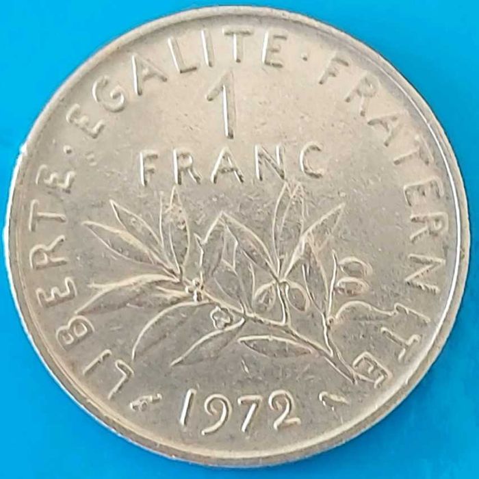 1 Franco de 1972, França, a Semeadora