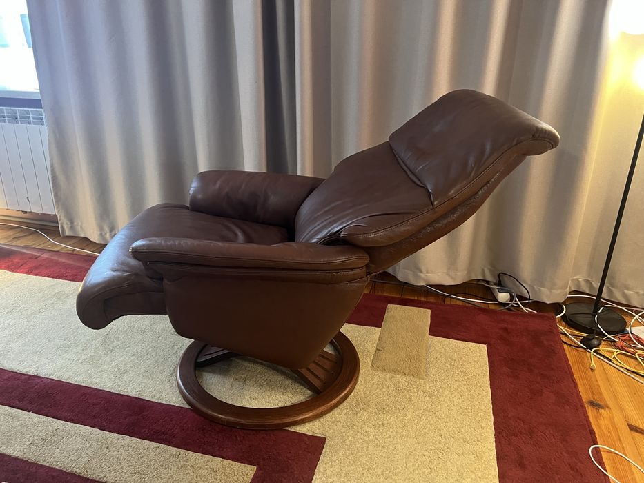 Шкіряне Крісло Реклайнер з Данії Натуральна шкіра