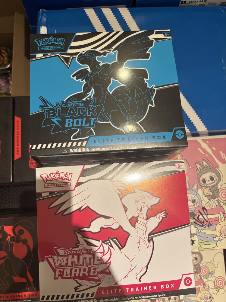 Pokemon Tcg black bolt & white flare elite trsiner box ETB set