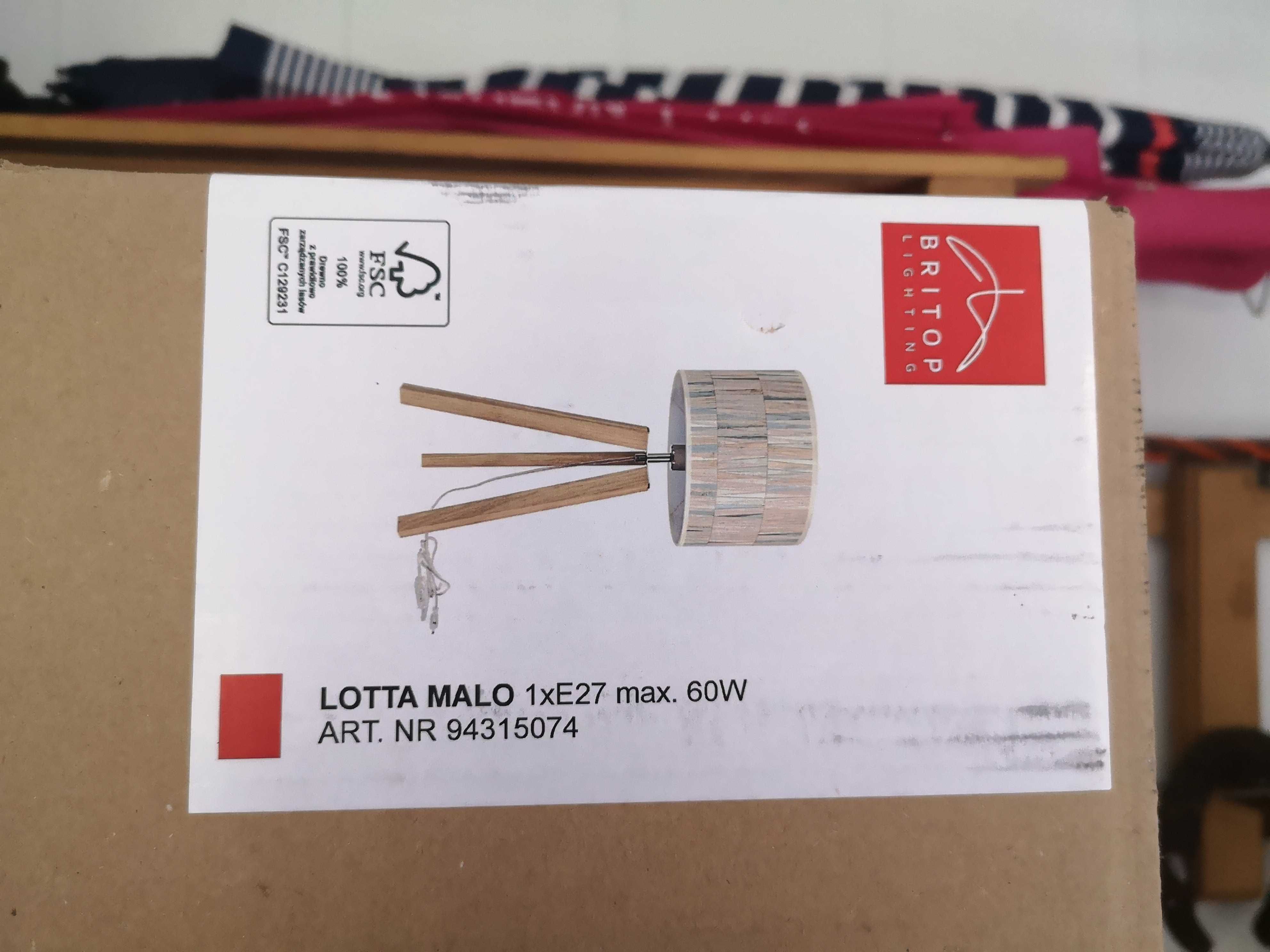 Zestaw Stylowych Lamp Britop Malo Lotta , Lampy, Lampa