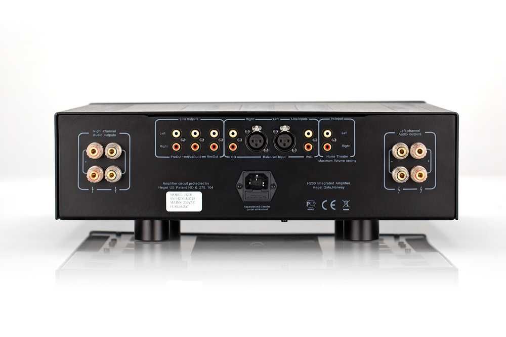 Wzmacniacz Hegel H200 moc 2 x 350 W/4 Ω XLR sklep WROCŁAW