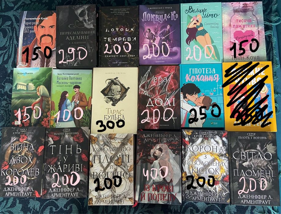 Обмін/продаж книг недорого