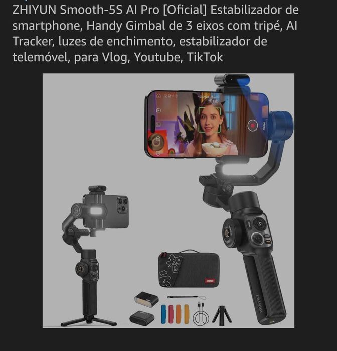 ZHIYUN Smooth-5S AI Pro,  Novo