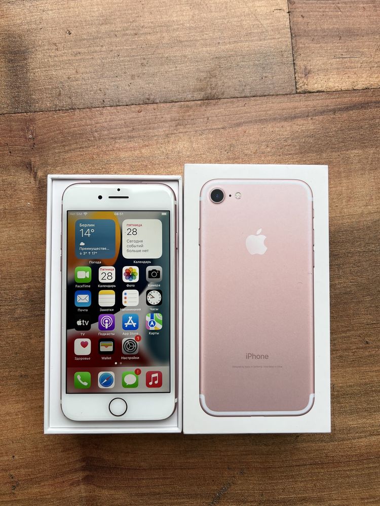 iPhone 7 128 rose айфон 128 розовый гарантия