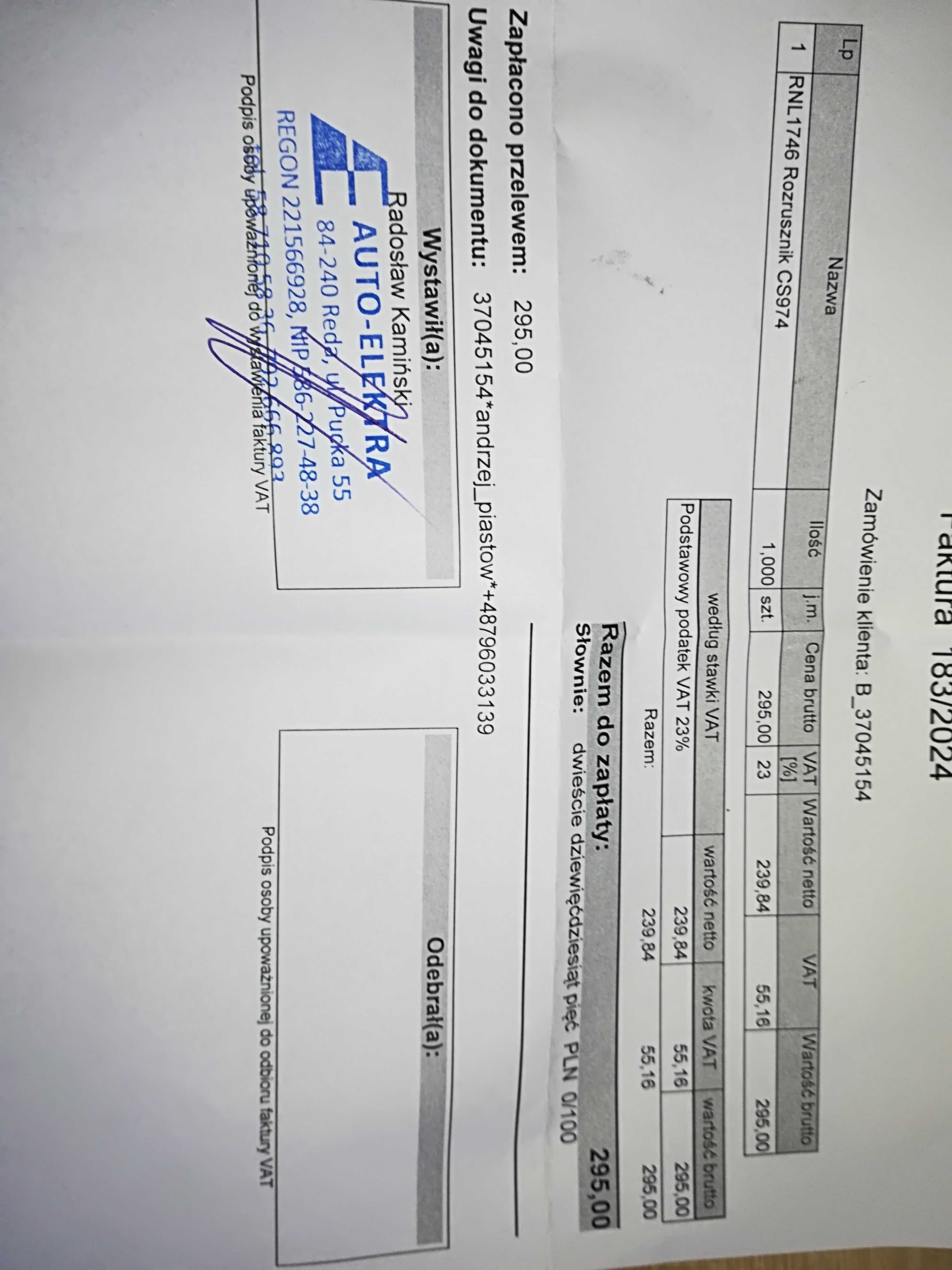 Nowy rozrusznik skoda octavia 1.9tdi silnik axr 74KW 101km