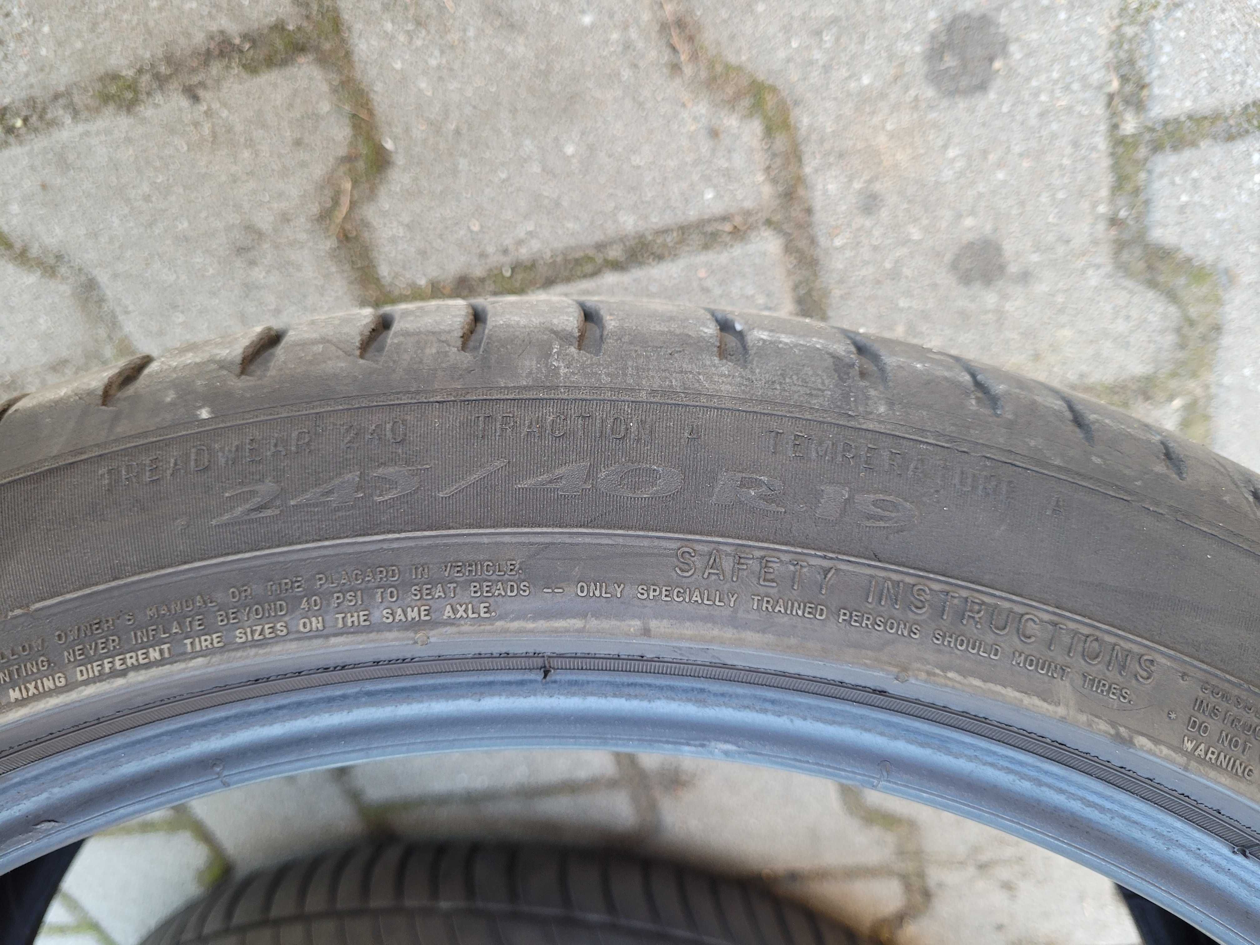 Opony Michelin Primacy3 245/40r19 2szt.