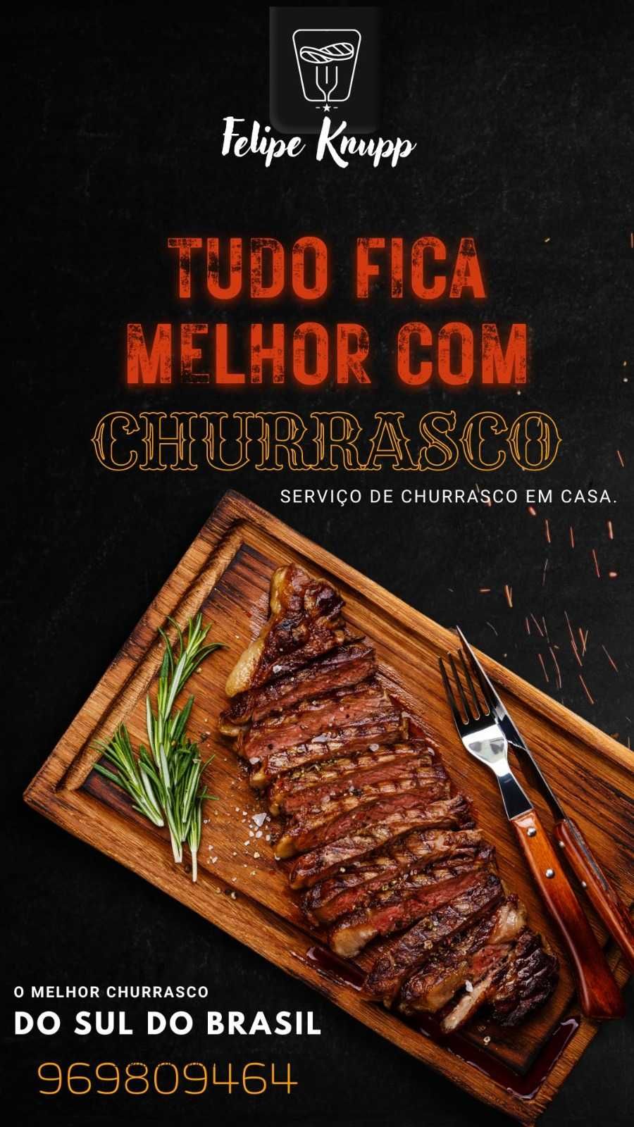 Gosta de churrasco, mas nao tem tempo e nem paciência???