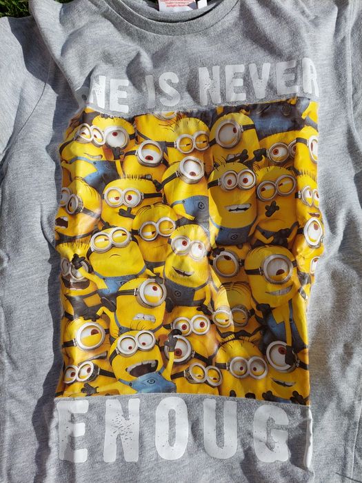 T-shirt minions cinzenta